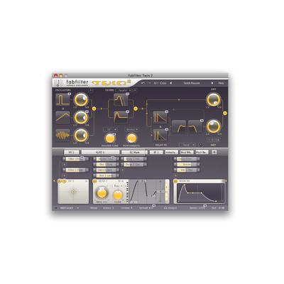 FabFilter Twin 2 Synthesizer软件合成器