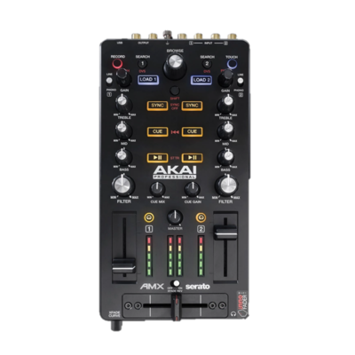 AKAI AMX Serato DJ的带有音频接口的混音表面