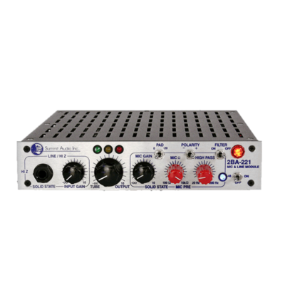 Summit Audio 2BA-221 麦克风和前路前置放大器